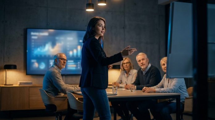 Erster Pitch: Gründer vor Investoren