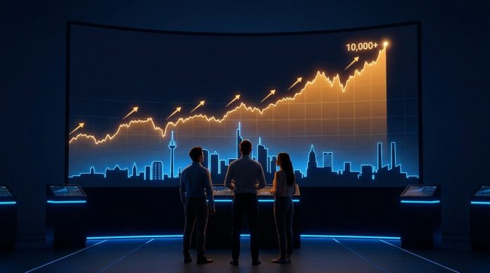 Der Mythos vom perfekten Businessplan Businessplan Mythos: Gründer schiebt einen Stapel Dokumente beiseite und skizziert sein Geschäftsmodell auf einem Blatt