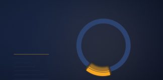 580 Millionen Kredit statt Börsengang: Wie die Autodoc-Gründer ihre Firma zurückkauften Konzeptgrafik in Navyblau: ein Eigentümerring, dessen fehlendes Segment in Bernsteingelb an seinen Platz zurückkehrt – Sinnbild für den Rückkauf der Autodoc-Anteile durch die drei Gründer.